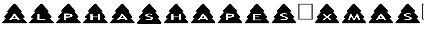 AlphaShapes-xmas-trees-copy-1-.ttf