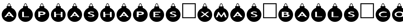 AlphaShapes-xmas-balls-copy-2-.ttf