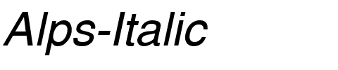 Alps-Italic.ttf