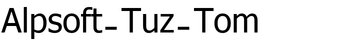 Alpsoft-Tuz-Tom.ttf