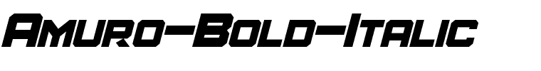 Amuro-Bold-Italic.otf