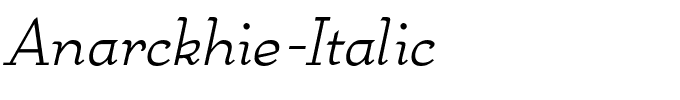 Anarckhie-Italic.ttf