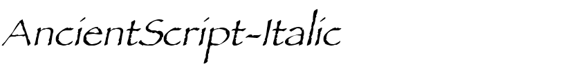 AncientScript-Italic.ttf