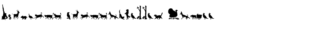 Animal-Silhouettes-Three.ttf