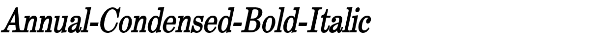 Annual-Condensed-Bold-Italic.ttf