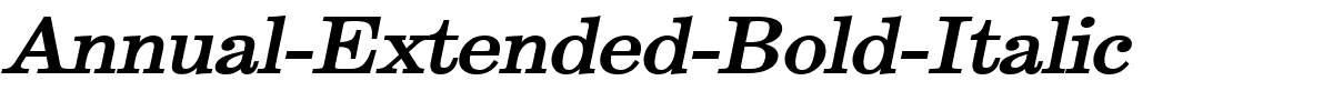 Annual-Extended-Bold-Italic.ttf