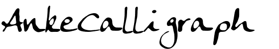 AnkeCalligraph.ttf