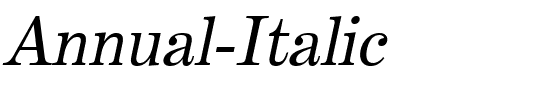 Annual-Italic.ttf