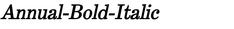 Annual-Bold-Italic.ttf