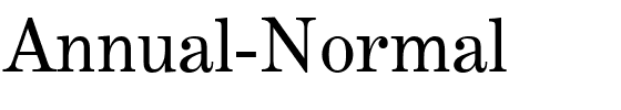 Annual-Normal.ttf