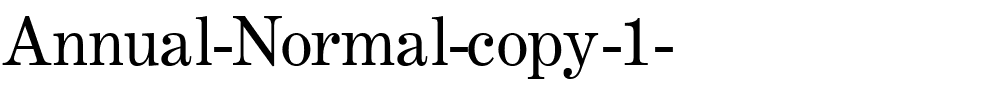 Annual-Normal-copy-1-.ttf