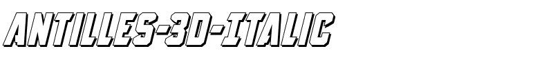 Antilles-3D-Italic.ttf