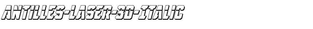 Antilles-Laser-3D-Italic.ttf