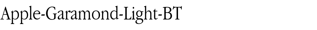 Apple-Garamond-Light-BT.ttf