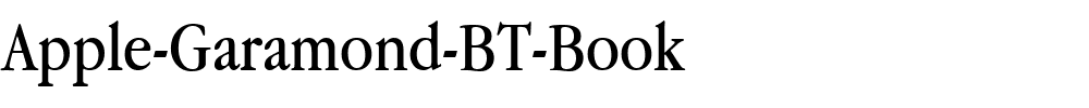 Apple-Garamond-BT-Book.ttf