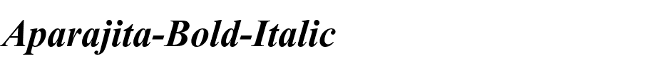 Aparajita-Bold-Italic.ttf