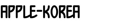 Apple-Korea.otf