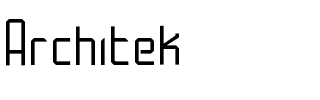 Architek.ttf