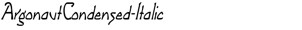 ArgonautCondensed-Italic.ttf