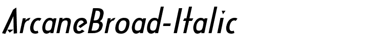 ArcaneBroad-Italic.ttf