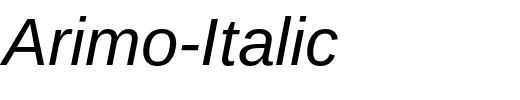 Arimo-Italic.ttf