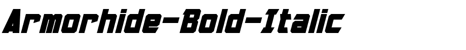 Armorhide-Bold-Italic.otf