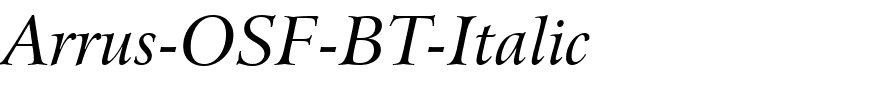 Arrus-OSF-BT-Italic.ttf