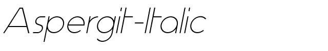 Aspergit-Italic.otf