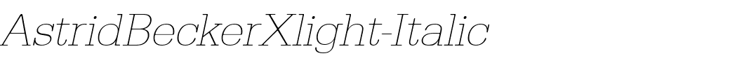 AstridBeckerXlight-Italic.ttf