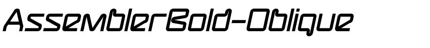 AssemblerBold-Oblique.ttf