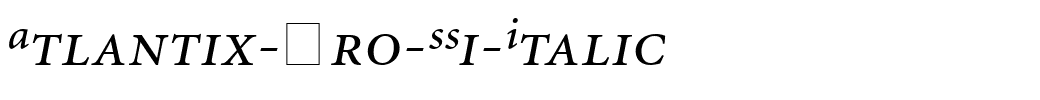 Atlantix-Pro-SSi-Italic.ttf