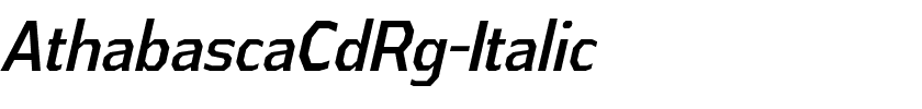 AthabascaCdRg-Italic.ttf