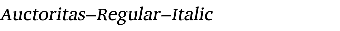 Auctoritas-Regular-Italic.ttf