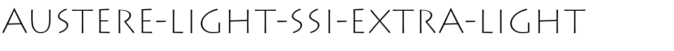 Austere-Light-SSi-Extra-Light.ttf