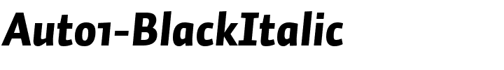 Auto1-BlackItalic.ttf