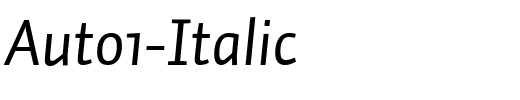 Auto1-Italic.ttf