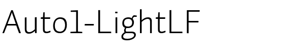 Auto1-LightLF.ttf