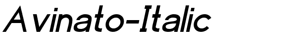 Avinato-Italic.ttf