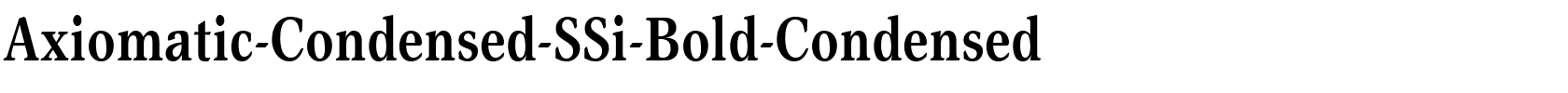 Axiomatic-Condensed-SSi-Bold-Condensed.ttf