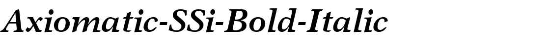 Axiomatic-SSi-Bold-Italic.ttf