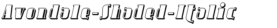 Avondale-Shaded-Italic.ttf