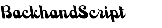 BackhandScript.ttf