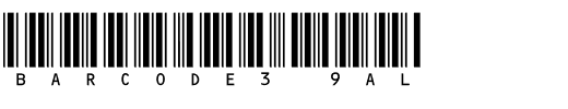 Barcode3_9AL.ttf