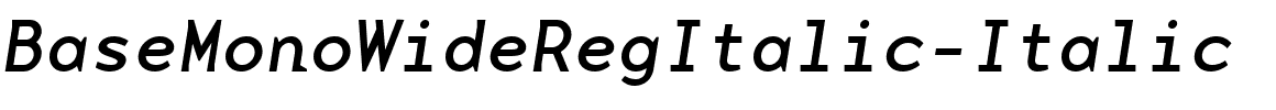 BaseMonoWideRegItalic-Italic.ttf