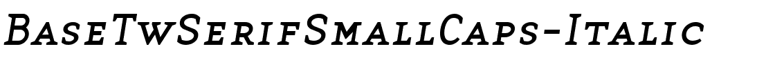 BaseTwSerifSmallCaps-Italic.ttf