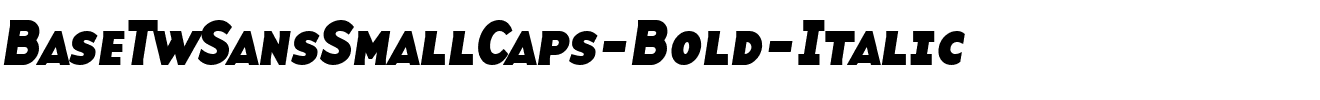 BaseTwSansSmallCaps-Bold-Italic.ttf