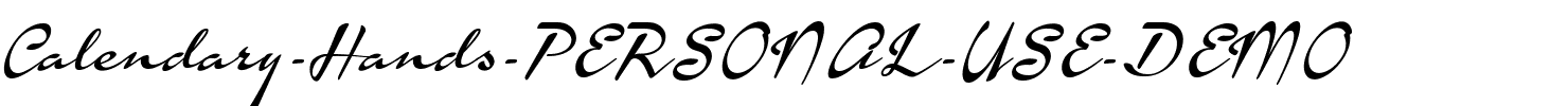 Calendary-Hands-PERSONAL-USE-DEMO.ttf