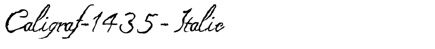 Caligraf-1435-Italic.otf