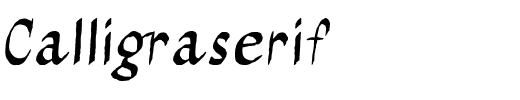 Calligraserif.ttf