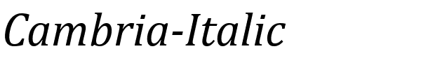 Cambria-Italic.ttf